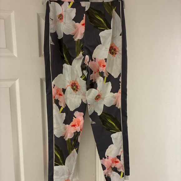 Ted Baker Flower Print Pants - Picture 3 of 5